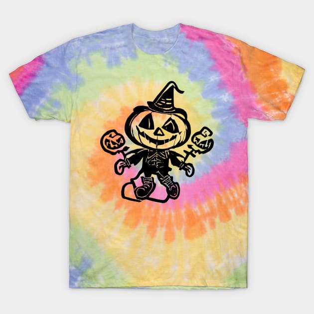 Halloween Spooky Pumpkin T-Shirt by valentinahramov